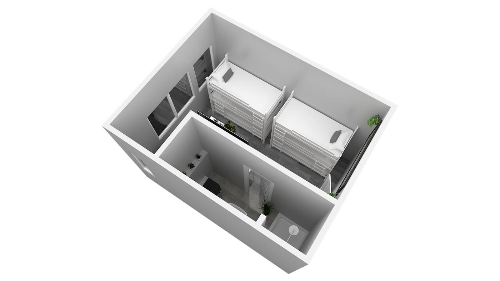 Hotel Ulm Zentrum - Komplettes Zimmer, Hochbett, Android Tv & Eigenem Bad - Perfekt Fuer Familien & Gruppen חדר תמונה
